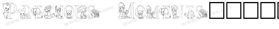 Precious Moments字体转换